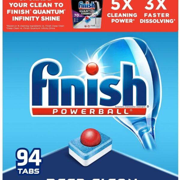 All in 1 - Dishwasher Detergent - Powerball - Dishwashing Tablets - Dish Tabs - Fresh Scent