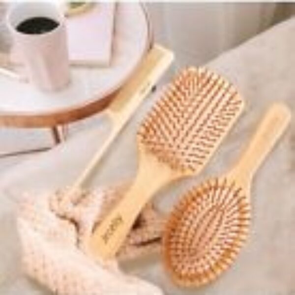 3PCS Bamboo Hair Brush Set